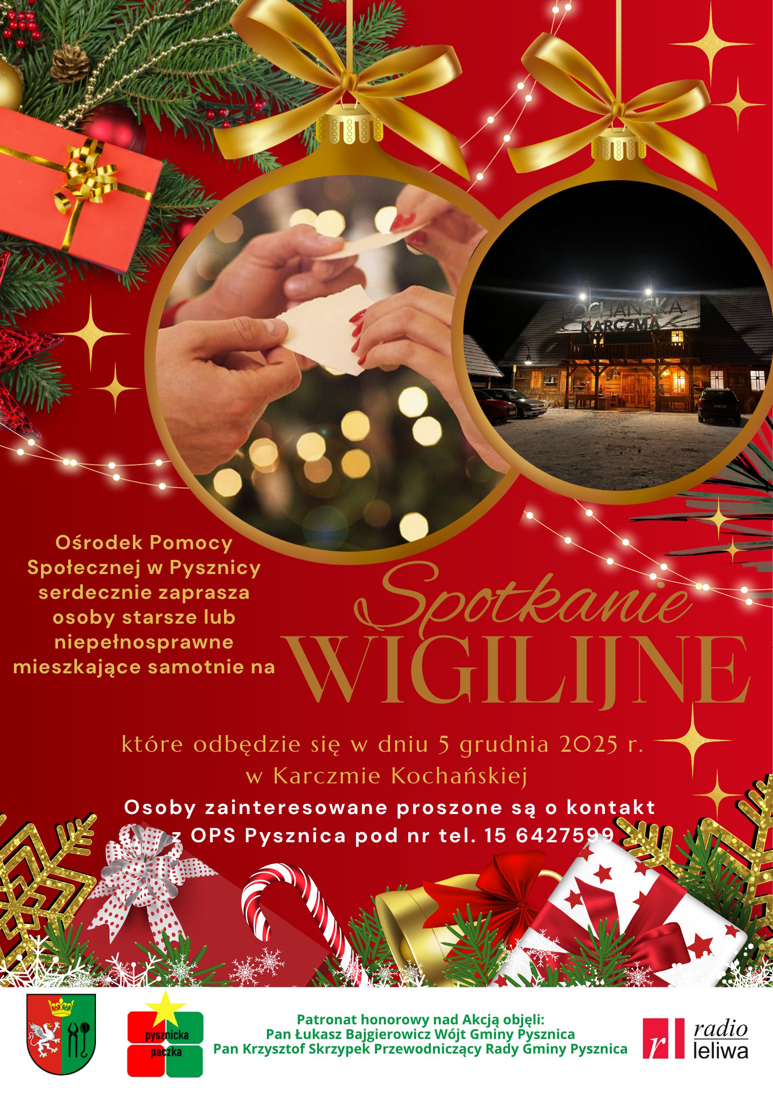 Spotkanie wigilijne PLAKAT